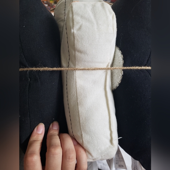 Ghost and Text Halloween Pillow Set - Black and White - Picture 8 of 9